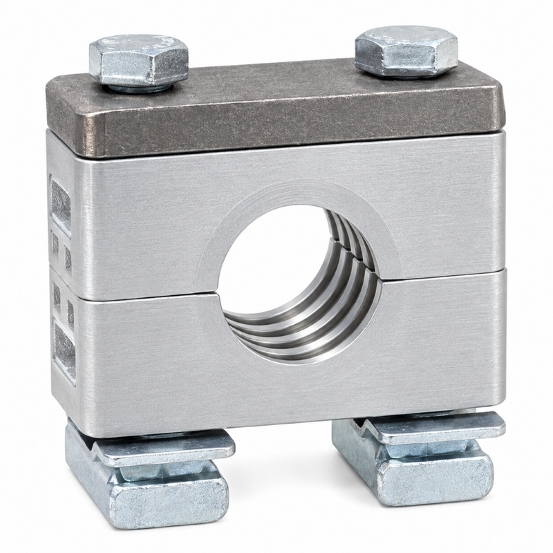 2" Pipe Clamp Aluminum Body Heavy Series Strut Mount