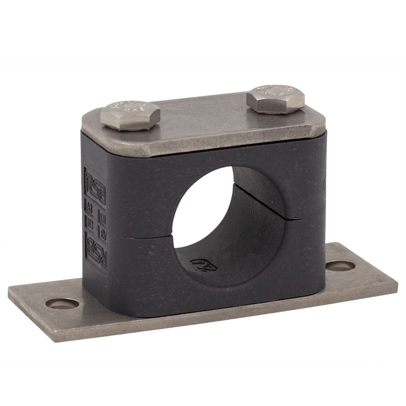 3/4" Tubing Elongated Anti-Corrosion Clamp 316 Stainless Steel Hardware
