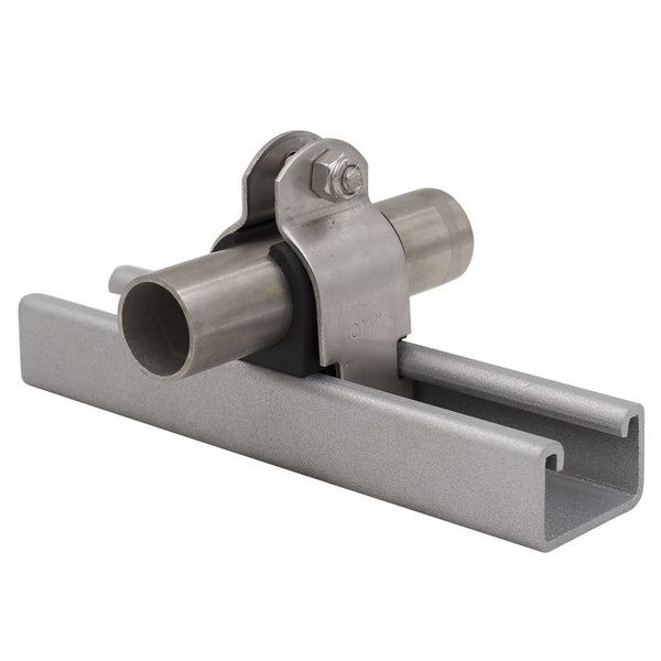 1/4" O.D. Tubing Cushion Clamp 304 Stainless Steel