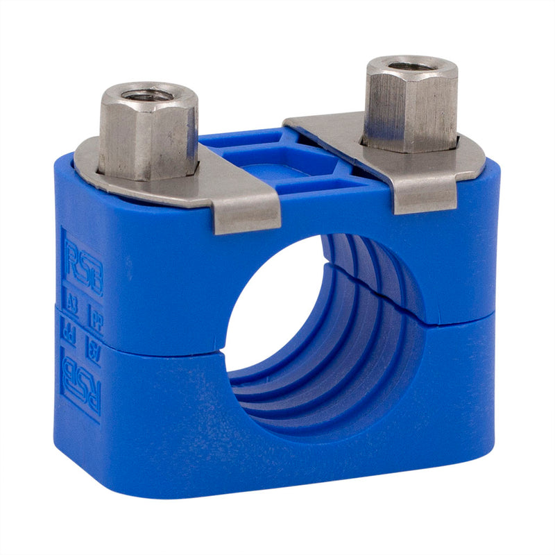 3/8" Tubing Clamp Blue Clamp Stacking Kit 316 Stainless Steel Hardware