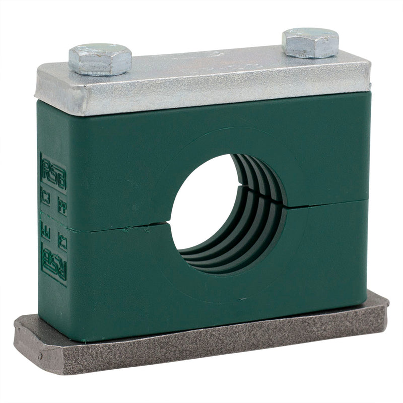 1" Pipe Clamp (1.32" I.D.) DIN 3015 Heavy Series Zinc-Plated Hardware
