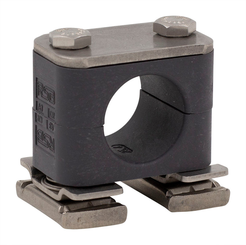 1/2" Tubing Anti-Corrosion Strut Clamp 316 Stainless Steel Hardware
